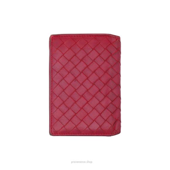 🔴 Bottega Veneta Pocket Organizer Wallet - Raspberry - Picture 4 of 7